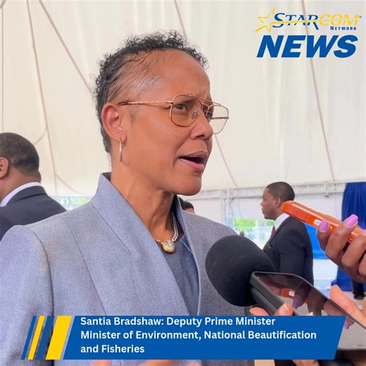 Santia Bradshaw has been sworn in as Deputy Prime Minister, Minister of Environment, National Beautification and Fisheries, and Leader of Government Business in the House of Assembly. Speaking to the media following the swearing-in ceremony for Cabinet Ministers and Parliamentary Secretaries at CARIFESTA House, Ms. Bradshaw said the expanded portfolio will allow her to further strengthen the foundation for environmental protection, while safeguarding the livelihoods of the island’s fisherfolk. #