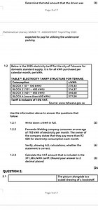 Below is the 2025 electricity tariff for the city of Tshwane fo... | Filo