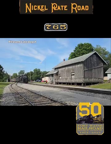 1.7K views · 900 reactions | Nickel Plate Road No.765 at Pleasant...