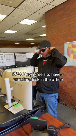 POV: Standing Desk Just Hit Different 🎧😎 | Robbins Resource Management