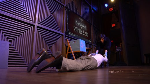 🃏 Francis Menotti in Sisyphus & Siri 🗡️ Don't miss Francis Menotti's last week at Liberty Magic with shows still playing until February 2nd! Darkly funny and mind-boggling, a play swallowed by a magic show— Sisyphus and Siri follows the whimsical journey of magician and creator Francis Menotti as he comically and mysteriously comes to terms with his inevitable demise while presenting his (supposedly) final performance. The even-tempered digital voice of Siri hosts the evening, interacting with