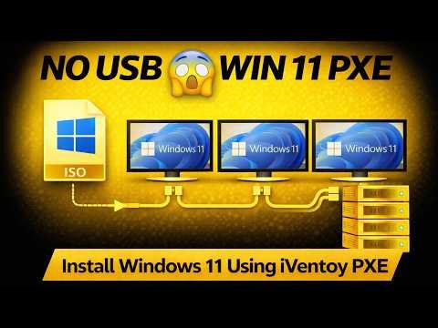 Install Windows 11 Using iVentoy PXE (No USB Needed)