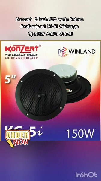 Konzert 5 Inch 150W Midrange Professional Speaker