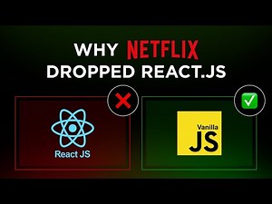 React JS vs Vanilla | Netflix Cut Load Times by 50% – The Secret? Ditching React.js!