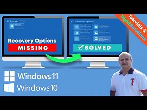 How to Enable Missing Advanced Recovery Options in Windows 11 and in Windows 10 | Troubleshoot