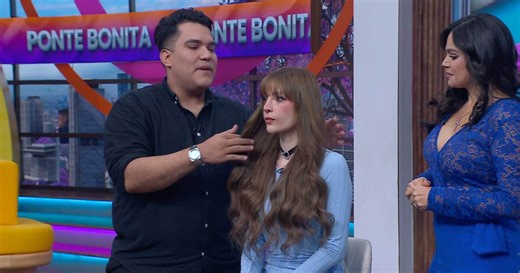 Imelda Tuñón debuta como modelo de Venga La Alegría y muestra su secreto para tener una larga melena