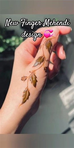 New finger Mehendi Design 💅|Aesthetic Mehndi For Girls#mehndi #henna #mehndidesign #shorts #ytshorts