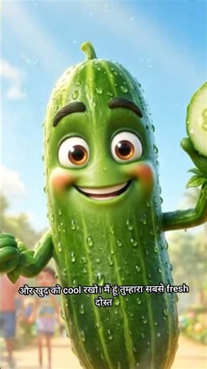 Garmi Ka Raja: Kheera & Tarbuj Special 🍉🥒 #ai #summer #hot #aishorts