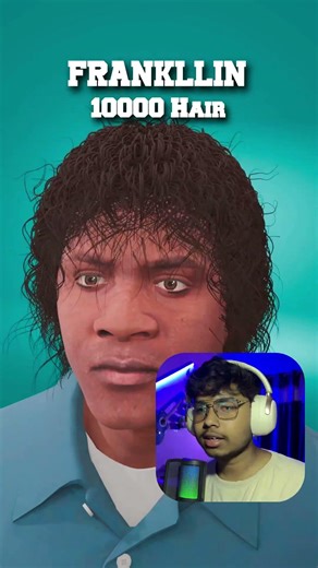 GTA 5 Franklin 1 Hair vs 50,000 Hair 😯