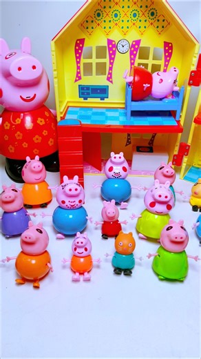 satisfying with unboxing Peppa Pig Happy House | ASMR Video