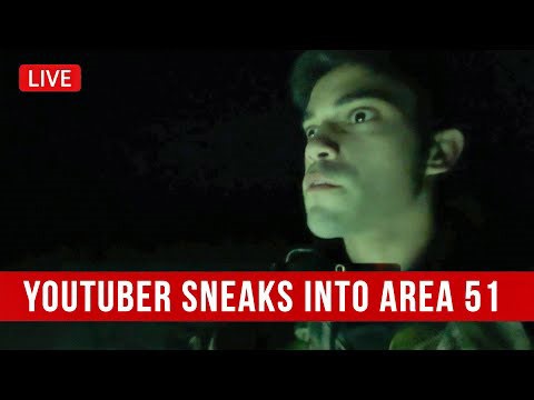 YouTuber sneaks into Area 51 (2025 footage)
