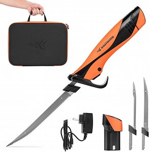 KastKing Lithium-Ion Electric Fillet Knife, Cordless Rechargeable Speed Demon Pro