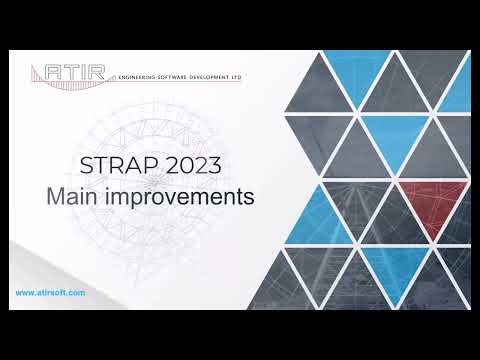 STRAP 2023 Main Improvements