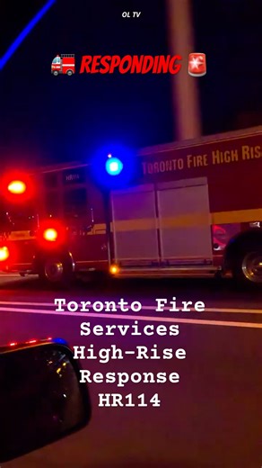 Responding: TFS, HR114 - Hwy 401 - #firetime #2025 #fire #firefighter #firedepartment