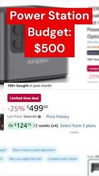 This is the HIGHEST CAPACITY power station for under $500