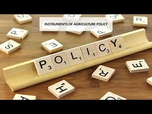 Government’s Agricultural Policies and Programs