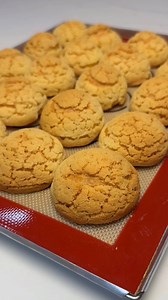 Cream Puff (Choux au Craquelin) ✔️Craquelin 1/3 cup unsalted butter (80g) 1/3 cup sugar (70g) 3/4 cup all purpose flour (100g) ✔️Pastry Dough 1/2 cup water (120ml) 1/3 cup unsalted butter (80g) 1 tsp sugar (4g) 3/4 cup all purpose flour (100g) 3 whole eggs (large) ✔️Filling 1 cup whipping cream (240g) 1 tbsp sugar (12g) Procedure: Craquelin 1. In a mixing bowl, combine the butter (softened) and sugar together. Mix until well combined and creamy. Add the flour. Mix until dough forms. 2. Place dou