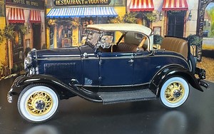 1:24 Vintage Danbury Mint Die Cast Blue Tan 1932 Ford Deluxe Roadster V8 Intricate Details Rumble Seat Rubber White Walls Collectible Hobby - Etsy