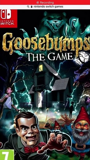 Goosebumps The Game Nintendo Switch