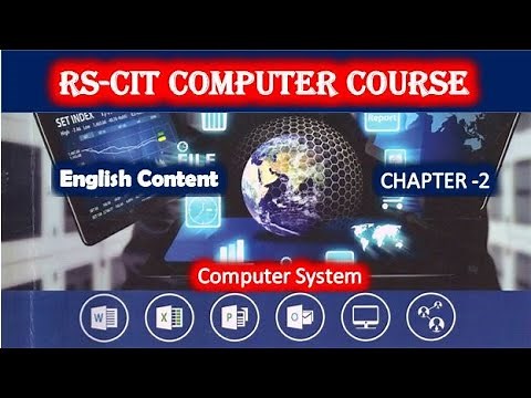 RSCIT Computer Course Chapter 2 in English | Computer System