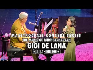 GIGI DE LANA'S PERFORMANCE | MUSIC OF BURT BACHARACH | PROSCENIUM THEATER