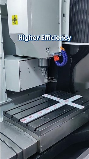 VMC 850 CNC Machining Center Worktable Travel Demonstration