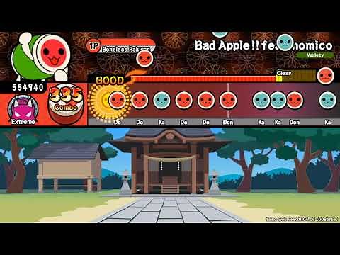 Taiko Web | Bad Apple!! feat Nomico - ONI Gameplay