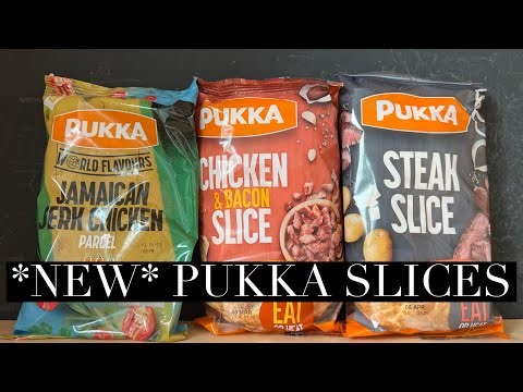 Pukka Jamaican Jerk Chicken Slice Review , Pukka Steak Slice Review , Pukka Chicken & Bacon Slice