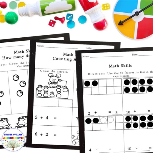 IM® Grade 1  Unit 1 Add, Subtract, & Working with Data Extra Practice Worksheets