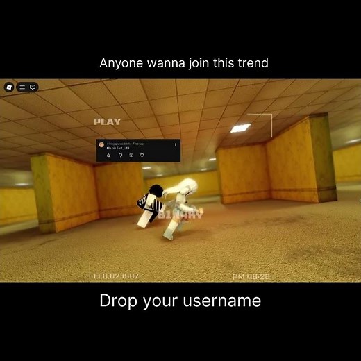 Backroom trend with subscribers #roblox #gaming #shorts #trend