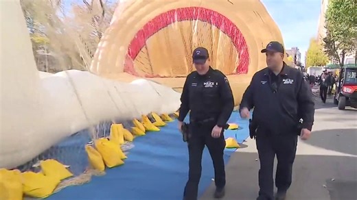 Officials ramp up security for Macy's Thanksgiving Day Parade