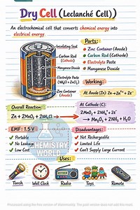 ##Dry Cell (Leclanche Cell)## ##Chemistry world ##Chemistry world ## | Chemistry world
