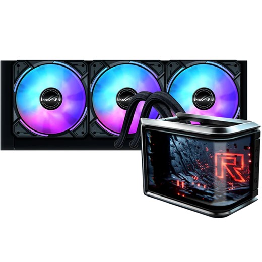 Buy the ASUS ROG RYUO IV 360 ARGB Black All in one Water Cooling with 6.7'... ( ROG RYUO IV SLC 360 ARGB ) online