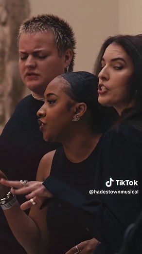 Echoing our song through the halls of the @V&A Museum🌹 We got to share the sounds of #HadestownUK with nearly 600 Songbirds this weekend at the V&A's Performance Festival and we will never forget it! 🎥: @mannbrosmedia