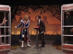WATCH: Cody Rhodes catches up with Ken Jeong and Dwyane Wade on Tonight Show in a special appearance to partake in Phone Booth game
