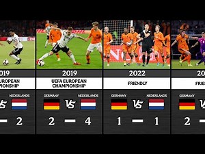 GERMANY VS NETHERLANDS HEAD TO HEAD ALL MATCHES RESULTS | ( 1950-2025)