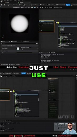 Creating Stunning Emissive Rings in UE5! #shorts