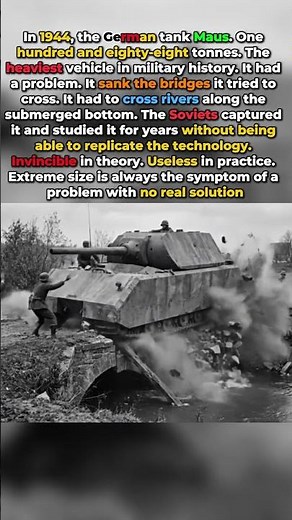 The Nazi Super Tank That Was Too Heavy for War #history #ww2rebuilder