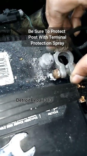 Battery Cables:Cleaning: How to