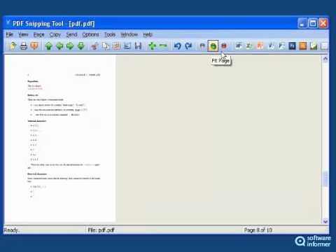 Trying out PDF Snipping Tool