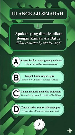 Zaman Air Batu… Anda Betul Faham? 🥶🔥 #faktasejarah #sejarahringkas #sejarahmudah #sejarahtahun4