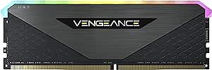 CORSAIR Vengeance RGB RT 64GB (2x32GB) DDR4 3600 (PC4-28800) C18 1.35V Desktop Memory