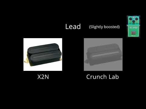 Dimarzio pickup shootout (X2N vs Crunch Lab)