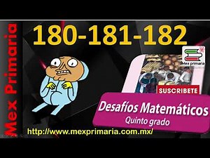 Matemáticas 5 página 180, 181, 182, matemáticas quinto grado pág 180, 181, 182,
