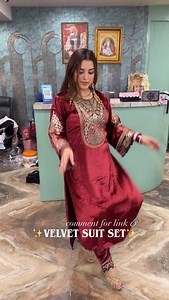 Velvet Suit Set Caption ✨ Wrapped in luxe velvet elegance 💫—this velvet suit set is all about grace, warmth, and timeless style. Perfect for winter weddings, festive nights, and classy outings. 💖 Shop now and feel the velvet vibes this season! 📞 Contact: 8287556364 | 9911193996 #VelvetSuitSet #WinterElegance #FestiveWear #LuxuryVelvet #RiyaCloset | Riya closet