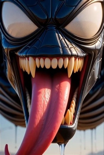 Spiderman vs Venom #cartoon 😱#shortvideo