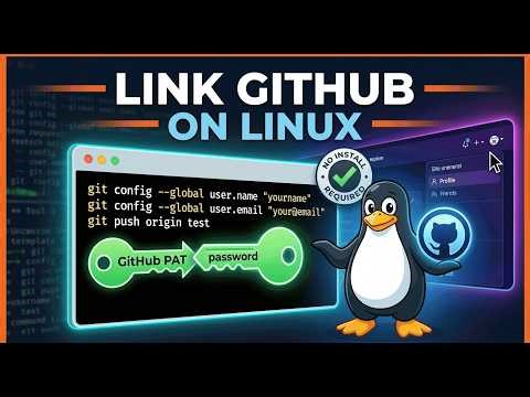 How to Link Your GitHub Account on Linux (No Installation Required)