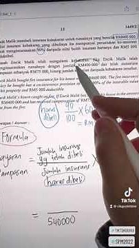 SPM MATEMATIK TOPIK INSURANS (Insurance) TINGKATAN 5
