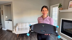 MERACH Balance Board for Adults, Rocking Stepper with Resistance Bands, Portable Wobble Board Featuring LCD Monitor, 300 lbs Capacity Ski Twister Trainer for Full Body Workout at Home Gym
