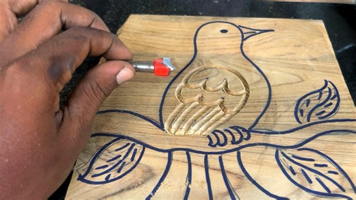 114K views · 1K reactions | Wood Carving Bird Tutorial #woodworking #woodart #woodcarving | PVJ wood carving | Facebook